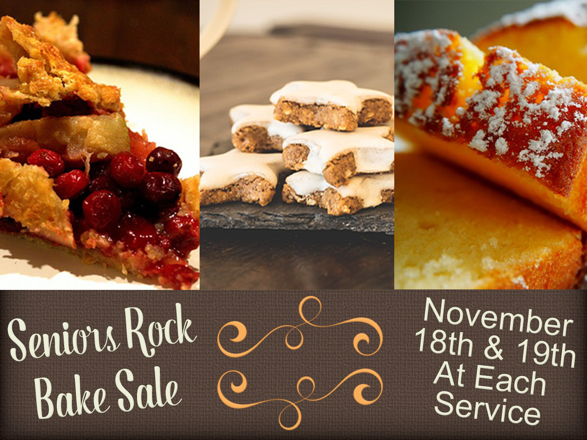 2017 Seniors Rock Bake Sale