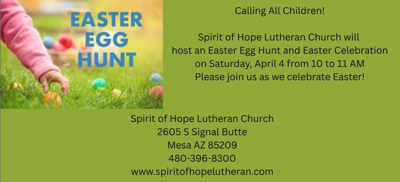 easter egg hunt 2026